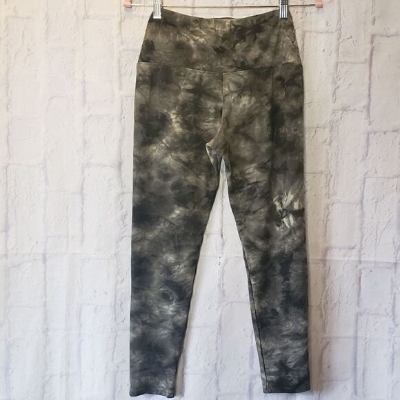 RACHEL ZOE  Tie-dye Capri Athletic Activewear Yoga Leggings Small - Picture 5 of 6